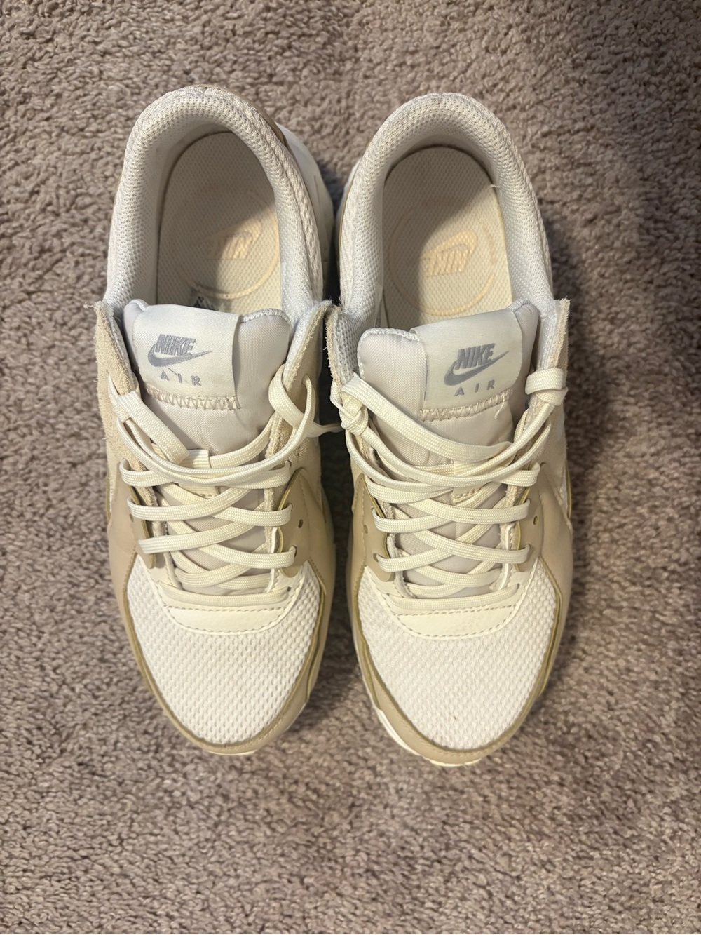 Nike Air Women's Sneakers in Cream and Beige